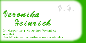 veronika heinrich business card